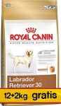 Royal Canin Labrador Retriever 30 Adult PROMOCJA 14kg (12+2kg)