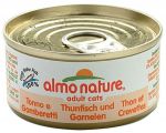 Almo Nature Classic/Legend Kot - Tuńczyk i krewetki 70g [5023H]