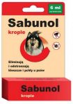 DermaPharm Sabunol Krople przeciw pchłom i kleszczom dla psa 6ml