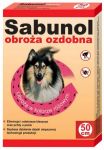 DermaPharm Sabunol Obroża przeciw pchłom dla psa ozdobna różowa 50cm