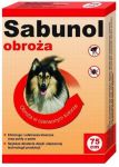 DermaPharm Sabunol Obroża przeciw pchłom dla psa czerwona 75cm