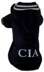 Grande Finale Bluza czarna CIA dla psa rozmiar 2 [B55]