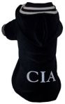 Grande Finale Bluza czarna CIA dla psa rozmiar 3 [B55]