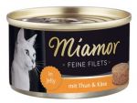 Miamor Feine Filets Dose Thunfisch & Kase - tuńczyk i ser 100g