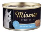 Miamor Feine Filets Dose Thunfisch & Shrimps - tuńczyk i krewetki 100g