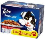 Felix Fantastic Mięso saszetki 12x100g 10+2