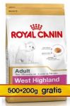 Royal Canin West Highland White Terrier 21 Adult 500+500kg