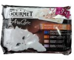 Gourmet a La Carte ryba oceaniczna/indyk/łosoś/kaczka saszetka 4x85g 3+1