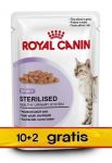 Royal Canin Feline Sterilised PAKIET 10+2 saszetki gratis (12x85g)
