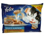 Felix Sensations Sauce Surprise Łosoś morski / Sardynki w soie saszetki 4x100g